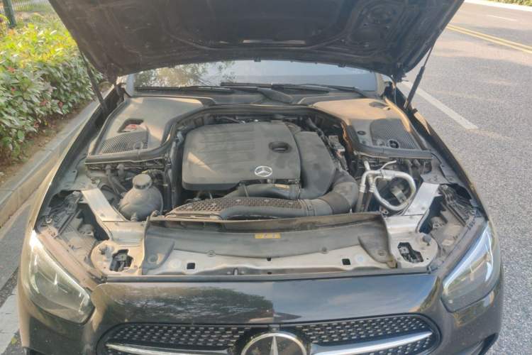 Used Mercedes-Benz E-Class 2021 E 300 L Sporty and Stylish Model Engine Bay