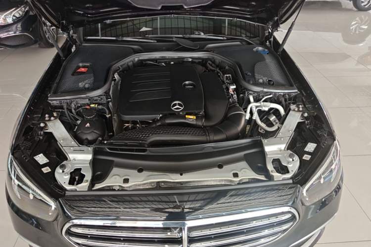 Used Mercedes-Benz E-Class 2021 E 300 L Sporty and Stylish Model Engine Bay