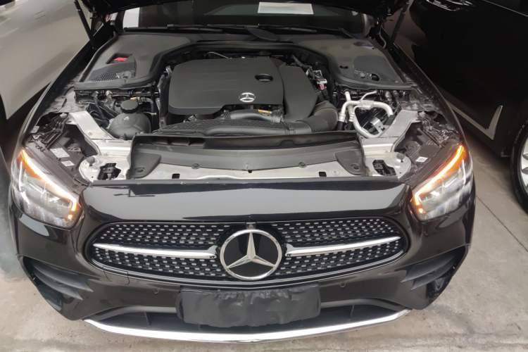 Used Mercedes-Benz E-Class 2021 E 300 L Sporty and Stylish Model Engine Bay