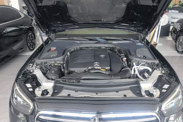 Used Mercedes-Benz E-Class 2021 E 300 L Sporty and Stylish Model Engine Bay