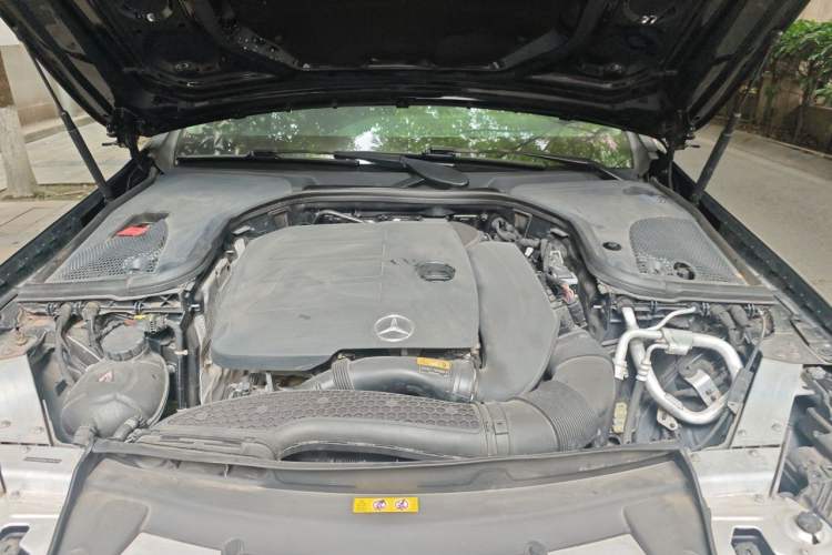 Used Mercedes-Benz E-Class 2021 E 300 L Sporty and Stylish Model Engine Bay
