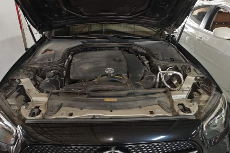 Used Mercedes-Benz E-Class 2021 E 300 L Sporty and Stylish Model Engine Bay
