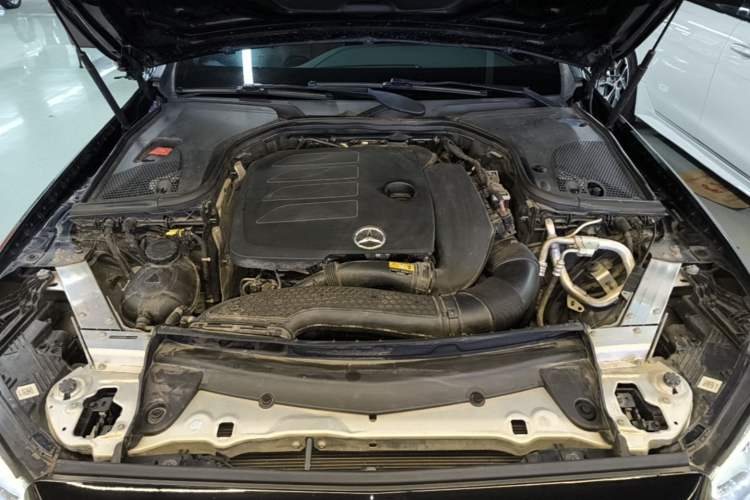 Used Mercedes-Benz E-Class 2021 E 300 L Sporty and Stylish Model Engine Bay