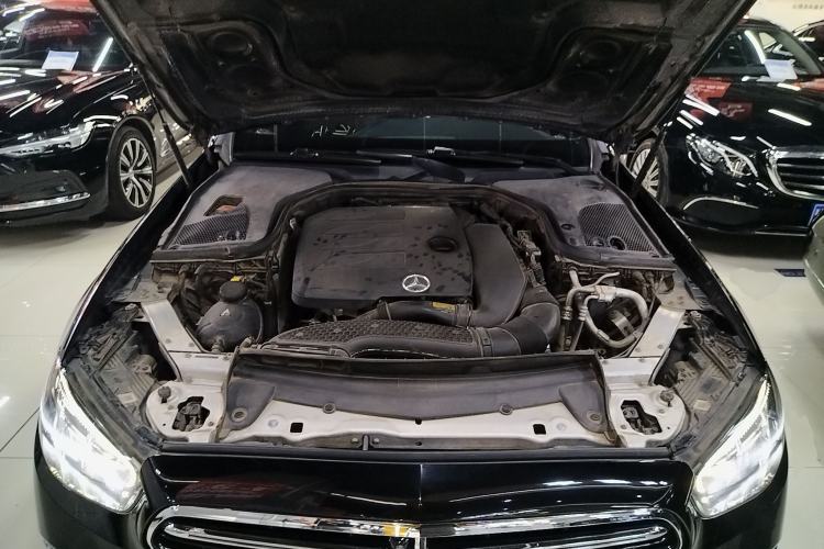 Used Mercedes-Benz E-Class 2021 E 300 L Sporty and Stylish Model Engine Bay