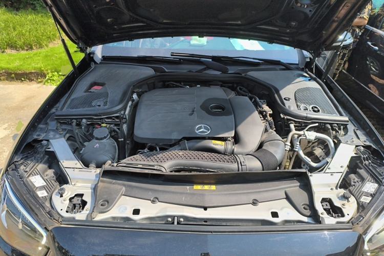 Used Mercedes-Benz E-Class 2021 E 300 L Sporty and Stylish Model Engine Bay