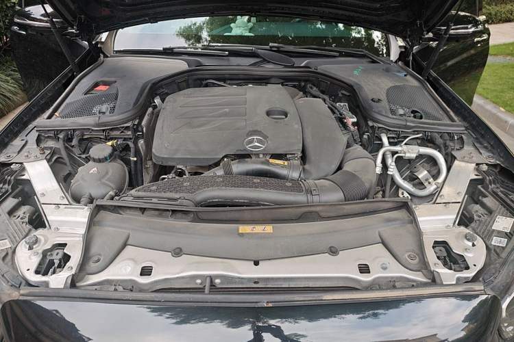 Used Mercedes-Benz E-Class 2021 E 300 L Sporty and Stylish Model Engine Bay