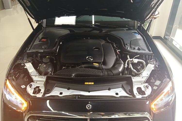 Used Mercedes-Benz E-Class 2021 E 300 L Sporty and Stylish Model Engine Bay