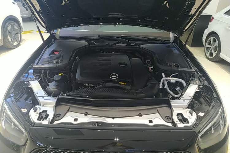 Used Mercedes-Benz E-Class 2021 E 300 L Sporty and Stylish Model Engine Bay