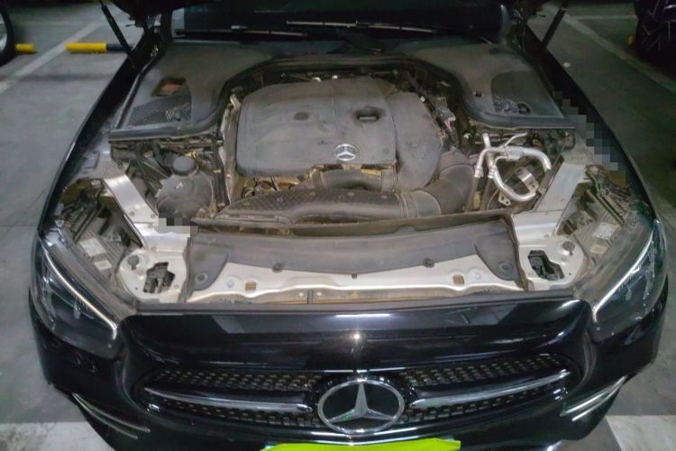 Used Mercedes-Benz E-Class 2021 E 300 L Sporty and Stylish Model Engine Bay