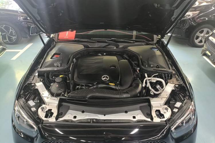 Used Mercedes-Benz E-Class 2021 E 300 L Sporty and Stylish Model Engine Bay