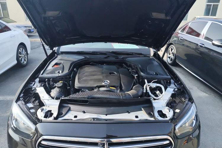 Used Mercedes-Benz E-Class 2021 Facelift E 300 L Stylish Edition Engine Bay