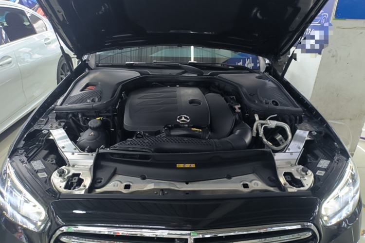 Used Mercedes-Benz E-Class 2021 E 300 L Sporty and Stylish Model Engine Bay