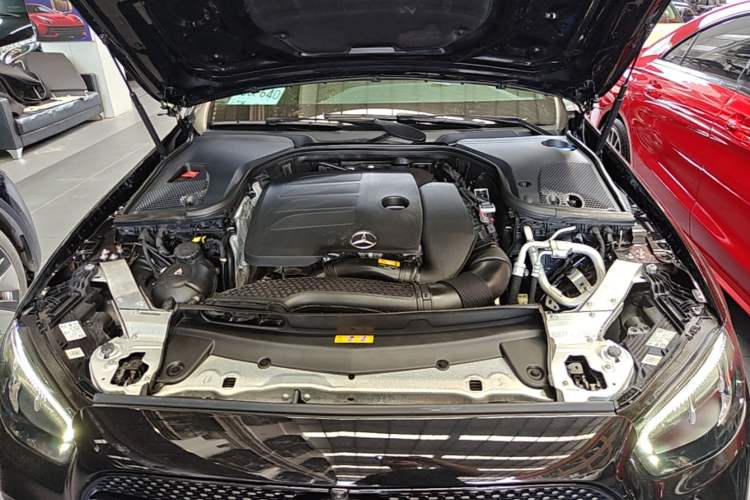 Used Mercedes-Benz E-Class 2021 E 300 L Sporty and Stylish Model Engine Bay