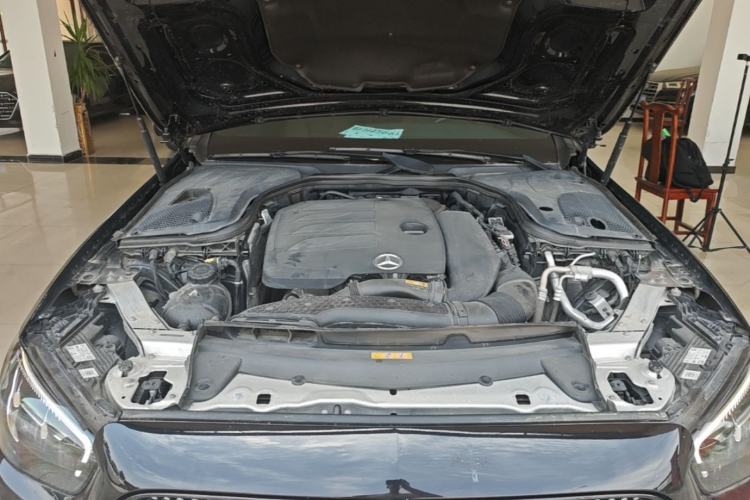 Used Mercedes-Benz E-Class 2021 E 300 L Sporty and Stylish Model Engine Bay