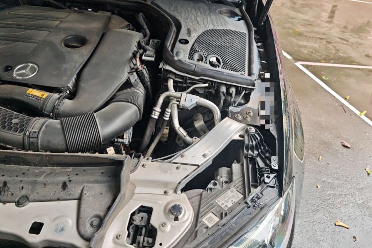 Used Mercedes-Benz E-Class 2021 E 300 L Sporty and Stylish Model Engine Bay Left