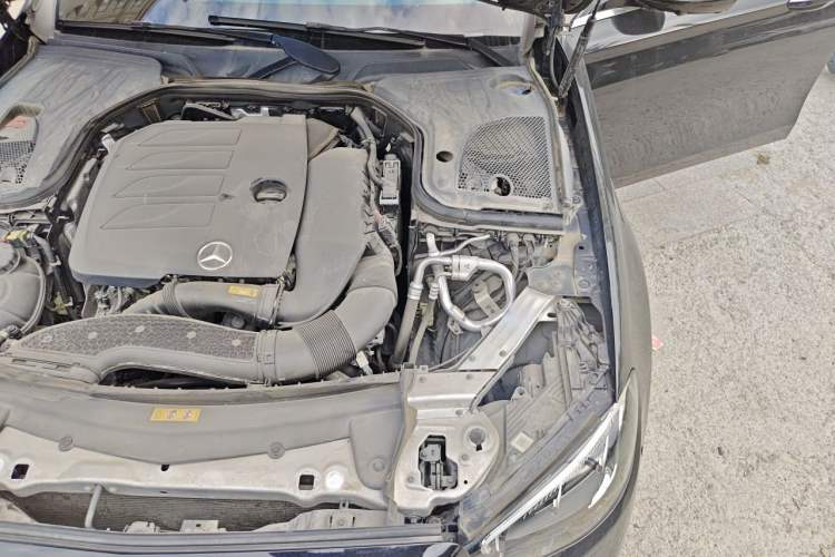 Used Mercedes-Benz E-Class 2021 E 300 L Sporty and Stylish Model Engine Bay Left