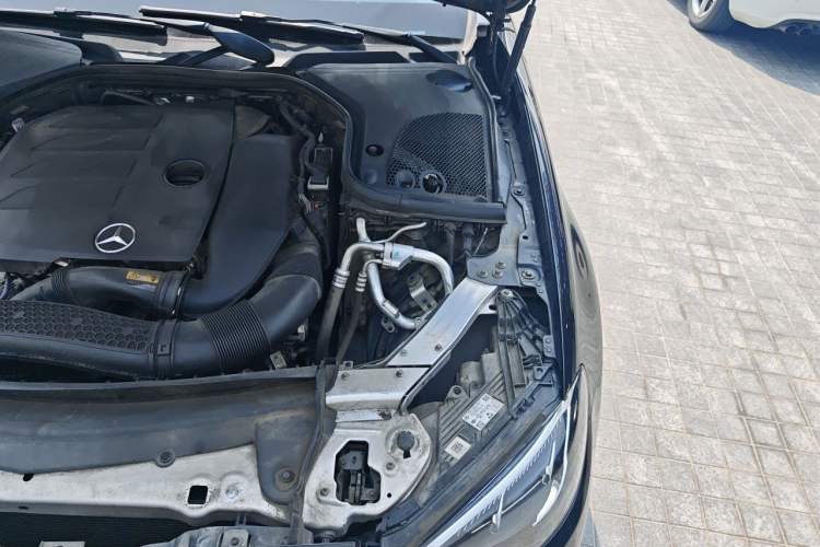 Used Mercedes-Benz E-Class 2021 E 300 L Sporty and Stylish Model Engine Bay Left