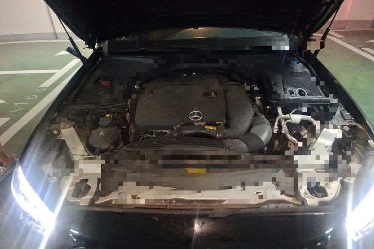 Used Mercedes-Benz E-Class 2021 Restyled E 300 L Sporty and Stylish Edition Engine Bay
