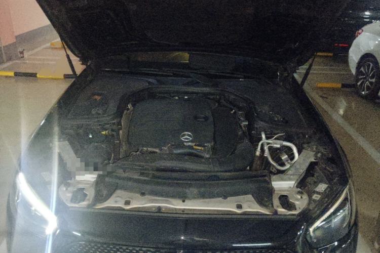 Used Mercedes-Benz E-Class 2021 E 300 L Sporty and Stylish Model Engine Bay