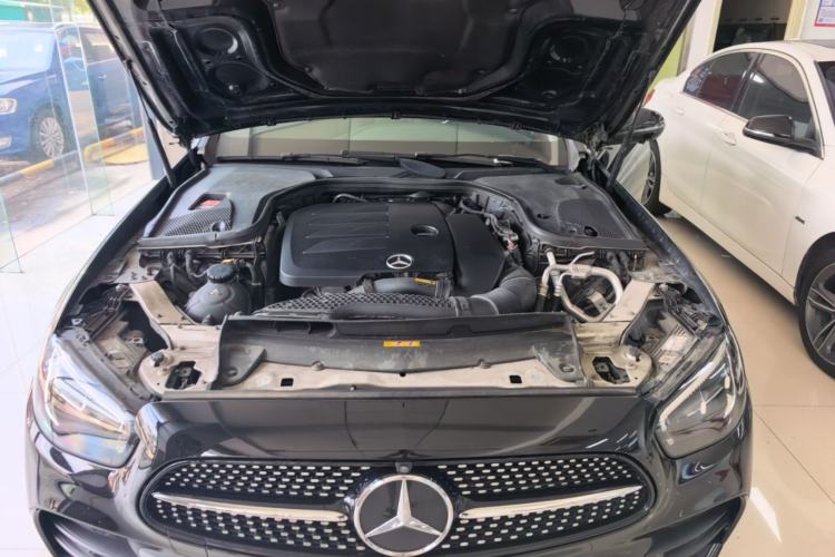Used Mercedes-Benz E-Class 2021 E 300 L Sporty and Stylish Model Engine Bay