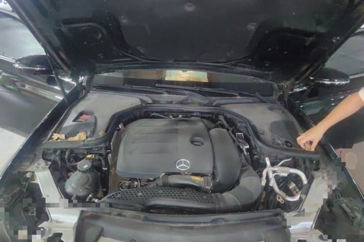 Used Mercedes-Benz E-Class 2021 E 300 L Sporty and Stylish Model Engine Bay