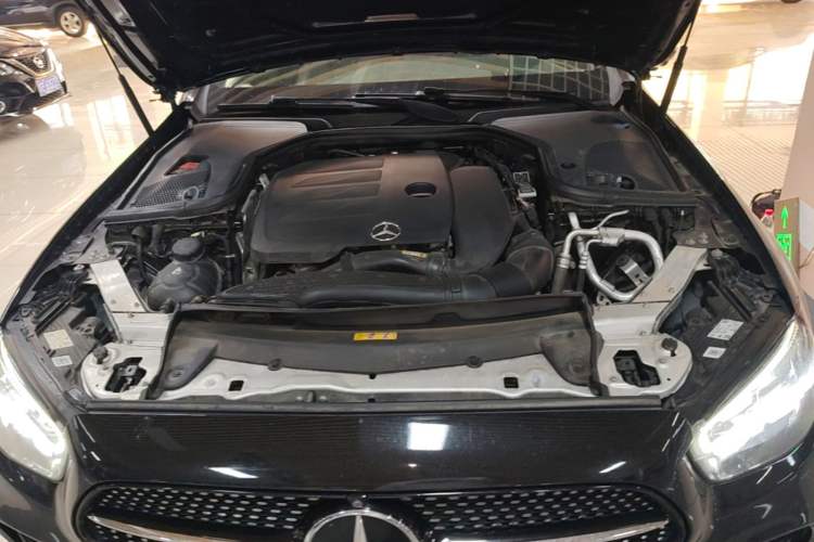 Used Mercedes-Benz E-Class 2021 E 300 L Sporty and Stylish Model Engine Bay