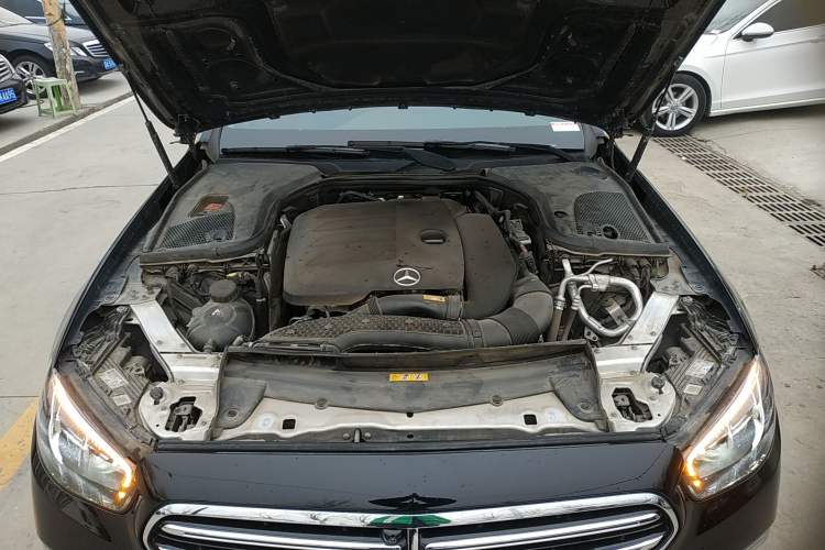 Used Mercedes-Benz E-Class 2021 Facelift E 300 L Stylish Edition Engine Bay