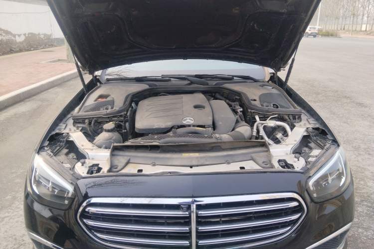 Used Mercedes-Benz E-Class 2021 E 300 L Sporty and Stylish Model Engine Bay