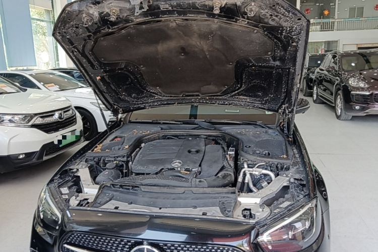 Used Mercedes-Benz E-Class 2021 E 300 L Sporty and Stylish Model Engine Bay