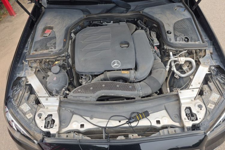 Used Mercedes-Benz E-Class 2021 E 300 L Sporty and Stylish Model Engine Bay