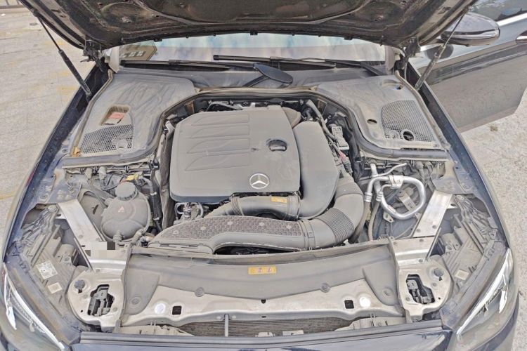 Used Mercedes-Benz E-Class 2021 E 300 L Sporty and Stylish Model Engine Bay