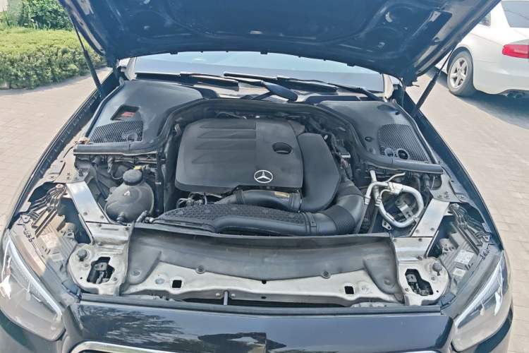 Used Mercedes-Benz E-Class 2021 E 300 L Sporty and Stylish Model Engine Bay