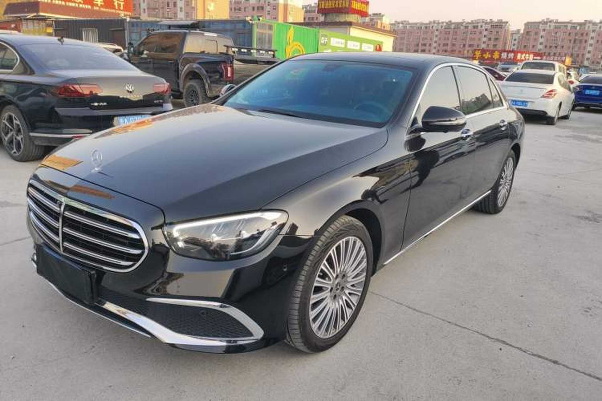 Used Mercedes-Benz E-Class 2021 E 300 L Stylish Model Front Left 45 Deg