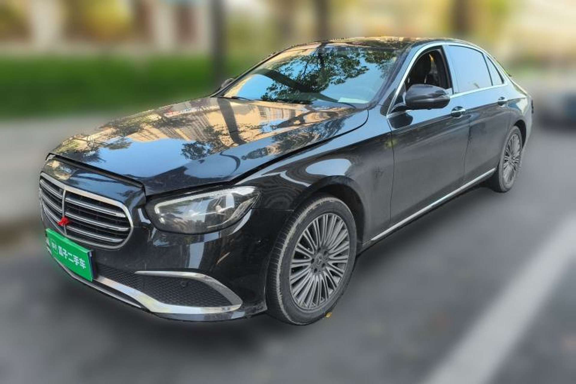 Used Mercedes-Benz E-Class 2021 E 300 L Stylish Model Front Left 45 Deg