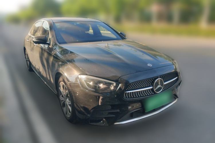 Used Mercedes-Benz E-Class 2021 E 300 L Sporty and Stylish Model Front Right 45 Deg