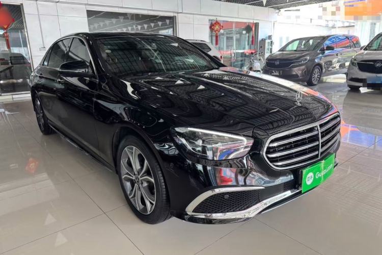 Used Mercedes-Benz E-Class 2021 E 300 L Sporty and Stylish Model Front Right 45 Deg