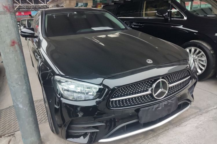 Used Mercedes-Benz E-Class 2021 E 300 L Sporty and Stylish Model Front Right 45 Deg