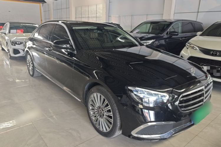 Used Mercedes-Benz E-Class 2021 E 300 L Stylish Model Front Right 45 Deg