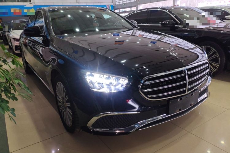 Used Mercedes-Benz E-Class 2021 E 300 L Stylish Model Front Right 45 Deg