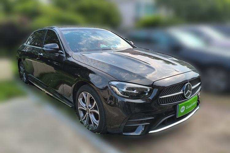 Used Mercedes-Benz E-Class 2021 E 300 L Sporty and Stylish Model Front Right 45 Deg
