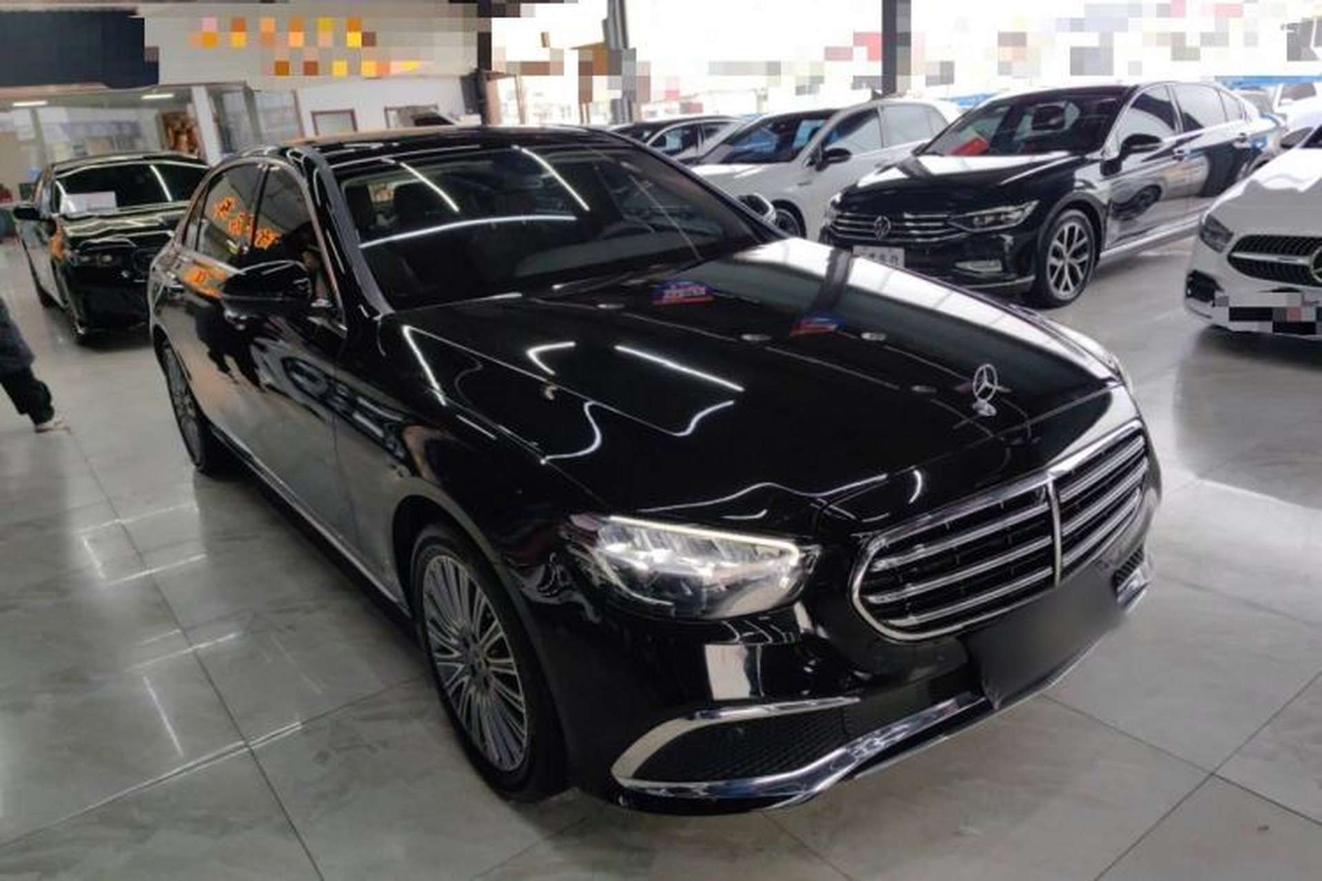 Used Mercedes-Benz E-Class 2021 E 300 L Stylish Model Front Right 45 Deg