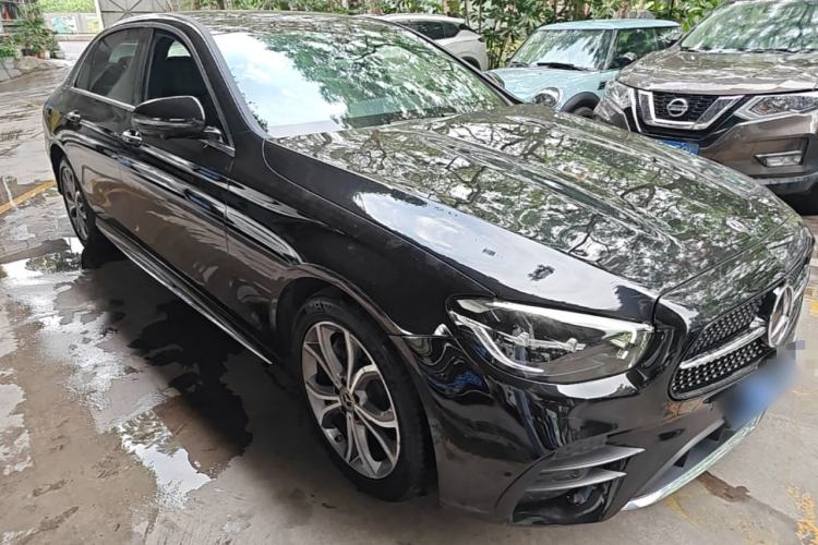 Used Mercedes-Benz E-Class 2021 E 300 L Sporty and Stylish Model Front Right 45 Deg