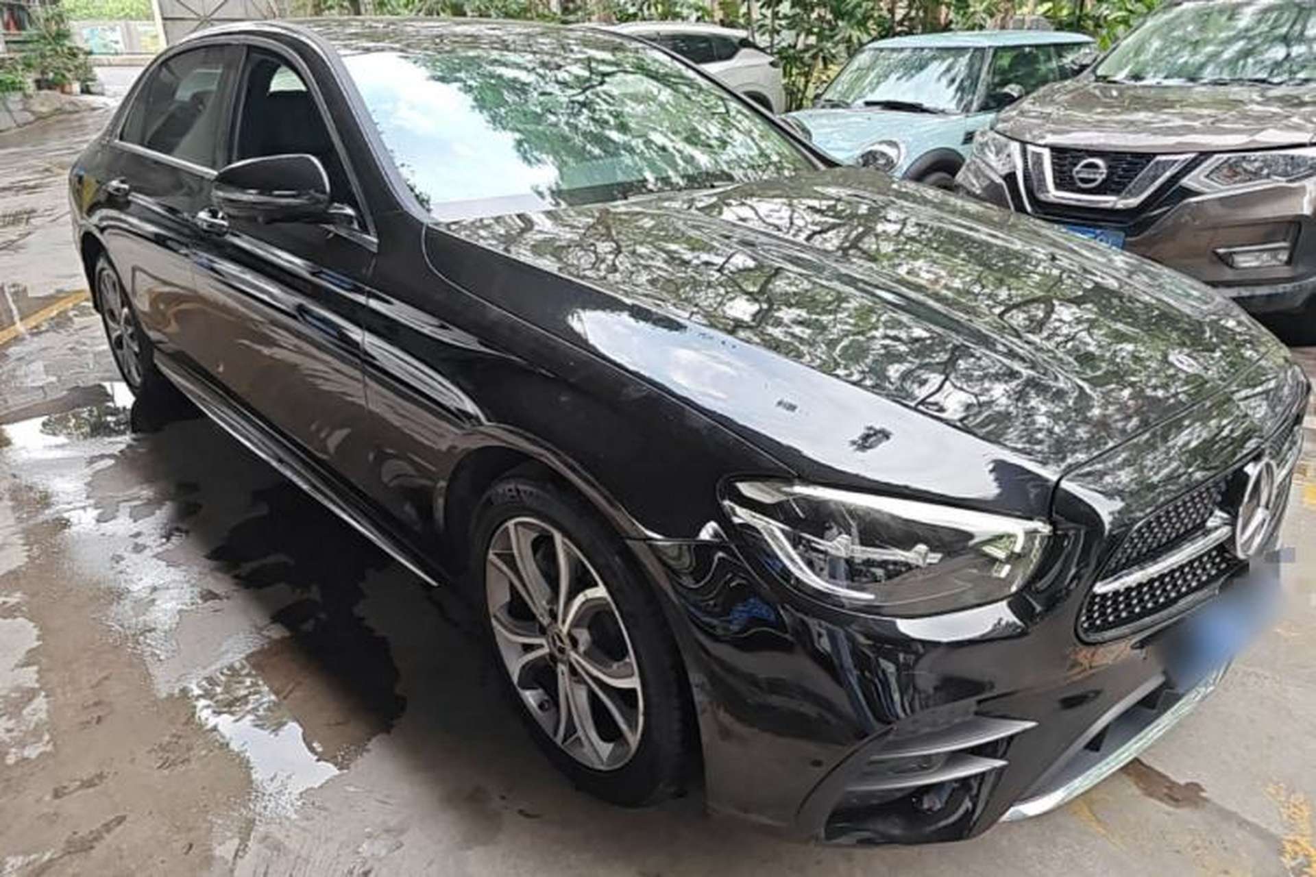 Used Mercedes-Benz E-Class 2021 E 300 L Sporty and Stylish Model Front Right 45 Deg