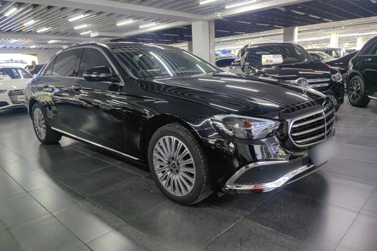Used Mercedes-Benz E-Class 2021 E 300 L Stylish Model Front Right 45 Deg