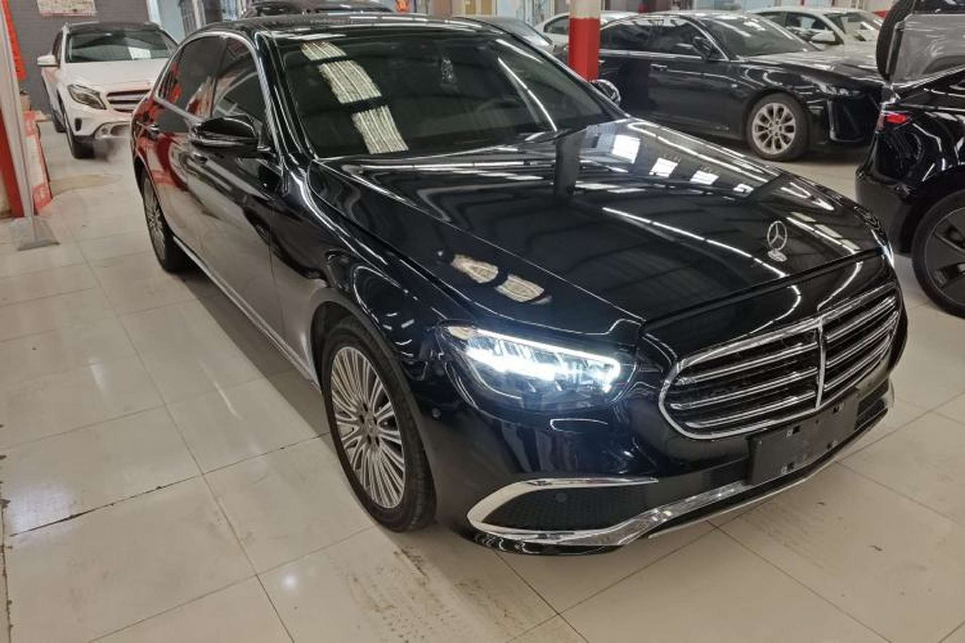 Used Mercedes-Benz E-Class 2021 E 300 L Stylish Model Front Right 45 Deg