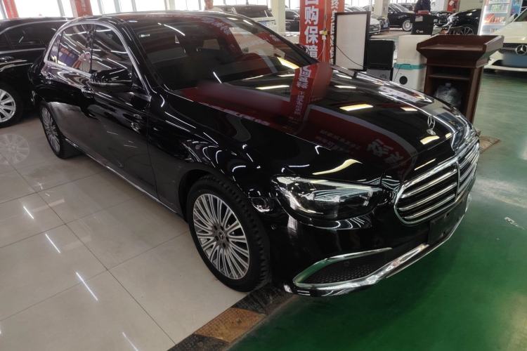 Used Mercedes-Benz E-Class 2021 E 300 L Stylish Model Front Right 45 Deg