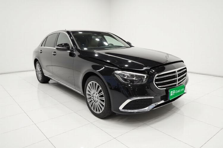 Used Mercedes-Benz E-Class 2021 E 300 L Stylish Model Front Right 45 Deg
