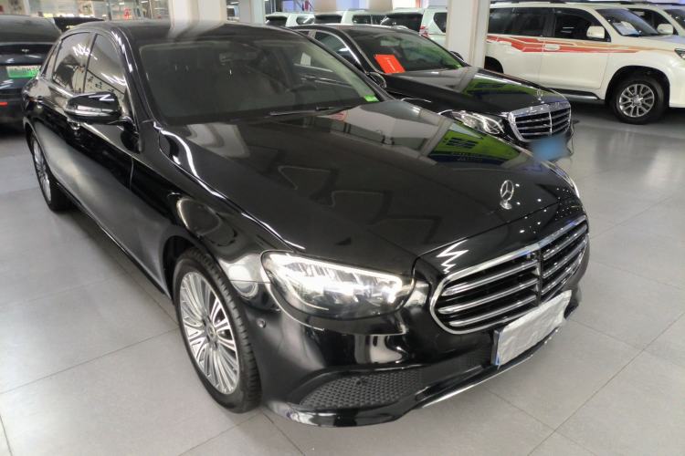 Used Mercedes-Benz E-Class 2021 E 300 L Stylish Model Front Right 45 Deg