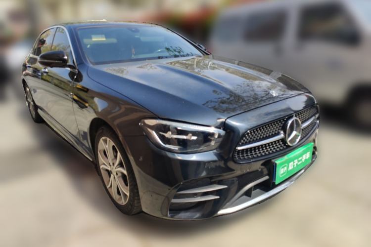 Used Mercedes-Benz E-Class 2021 E 300 L Sporty and Stylish Model Front Right 45 Deg