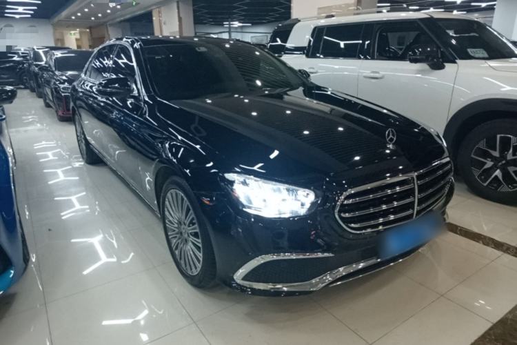 Used Mercedes-Benz E-Class 2021 E 300 L Stylish Model Front Right 45 Deg